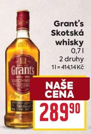 Grant’s Skotská whisky