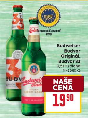Budweiser Budvar Original Budvar 33