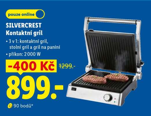 SILVERCREST KONTAKTNÍ GRIL