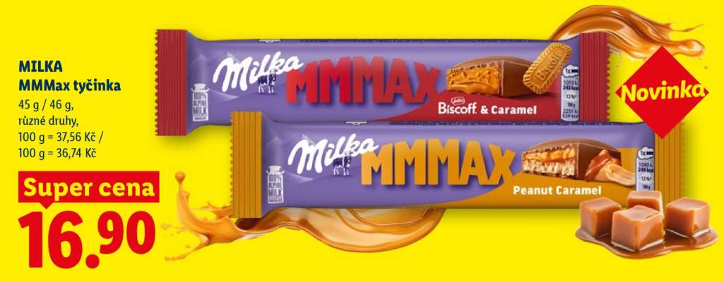 MILKA MMMax tyčinka