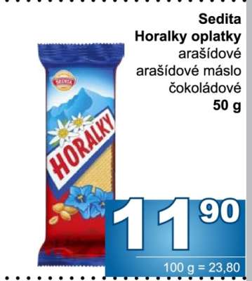 Sedita Horalky oplatky