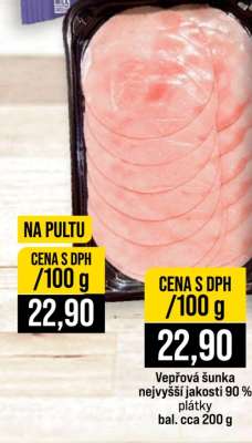 Vepřová šunka nejvyšší jakosti 90%
