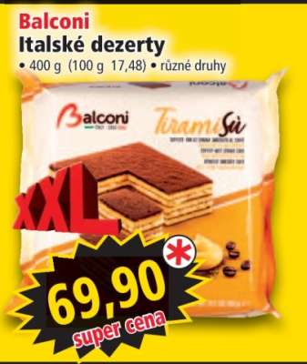 Balconi Italské dezerty