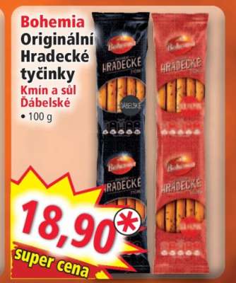 Bohemia Originální Hradecké tyčinky