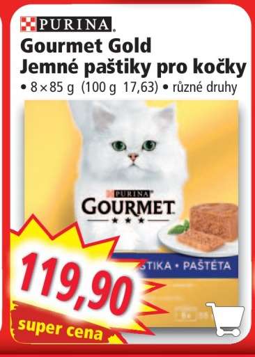Gourmet Gold Jemné paštiky pro kočky