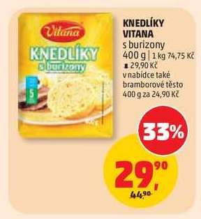 KNEDLÍKY VITANA S BURIZONY