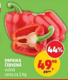 Paprika červená