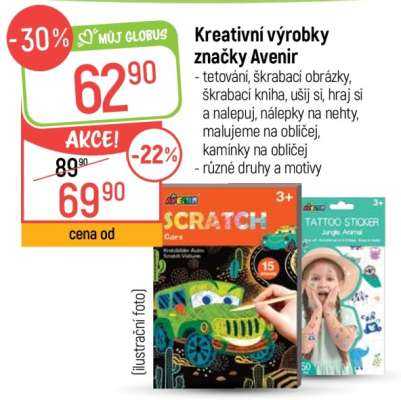 Kreativní výrobky značky Avenir