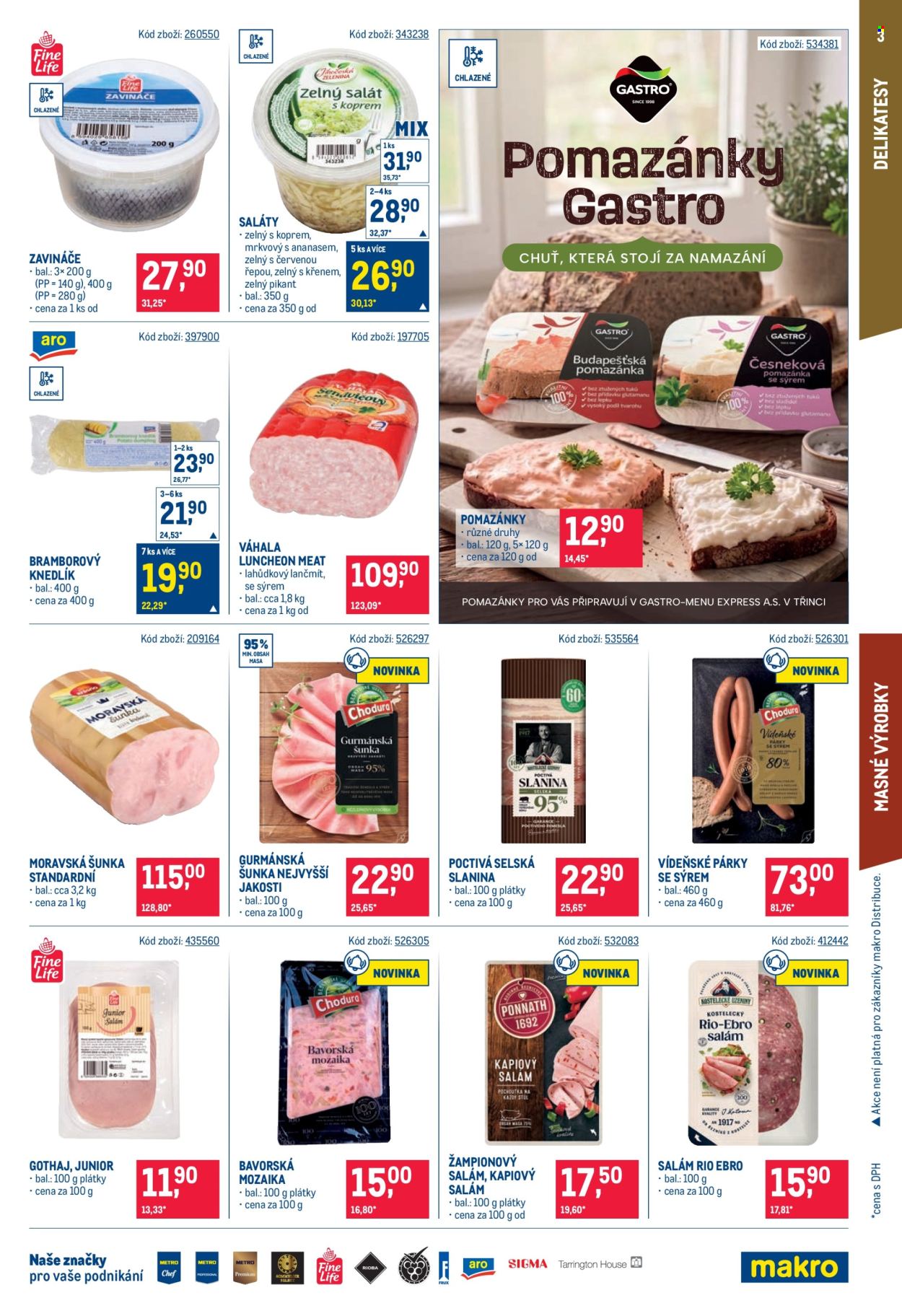 Leták MAKRO - 7. 10. 2026 - 20. 10. 2026. Strana 3