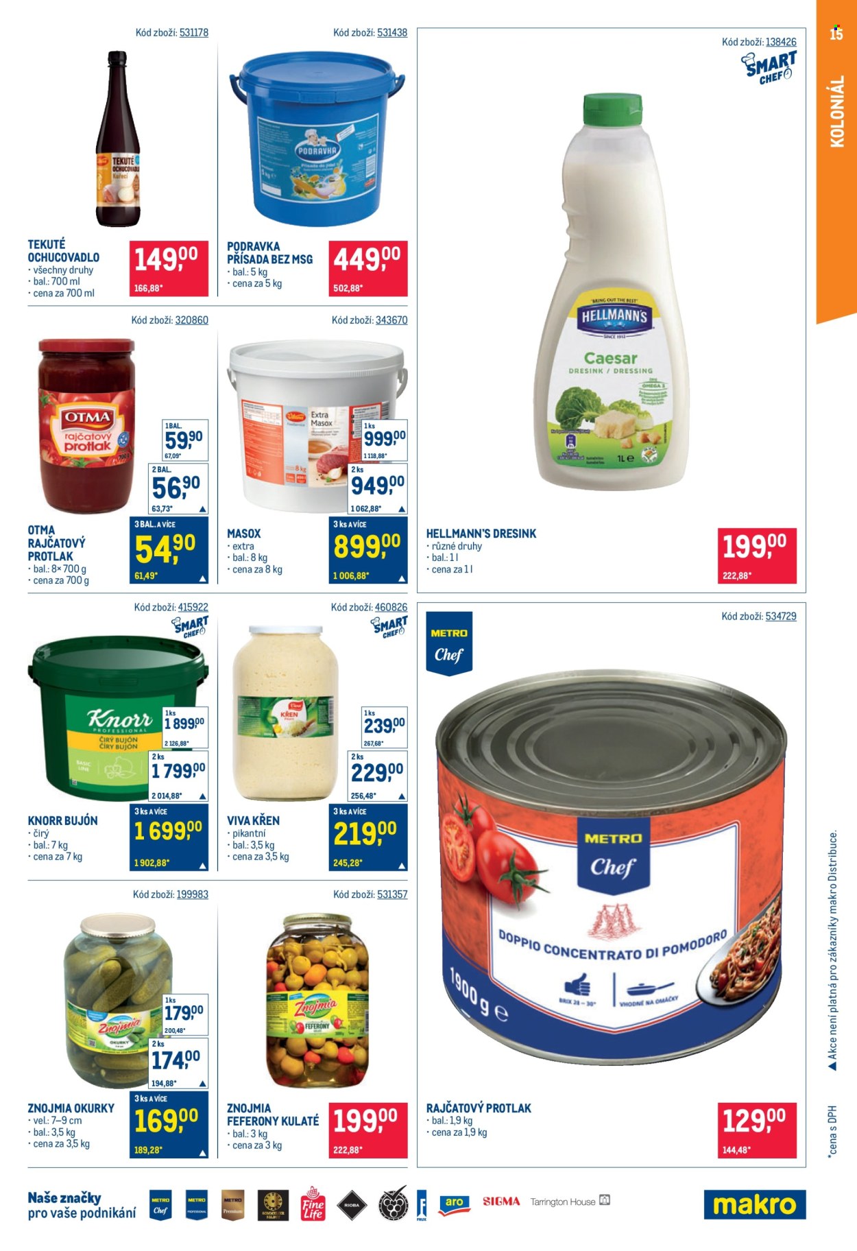 Leták MAKRO - 7. 10. 2026 - 20. 10. 2026. Strana 15
