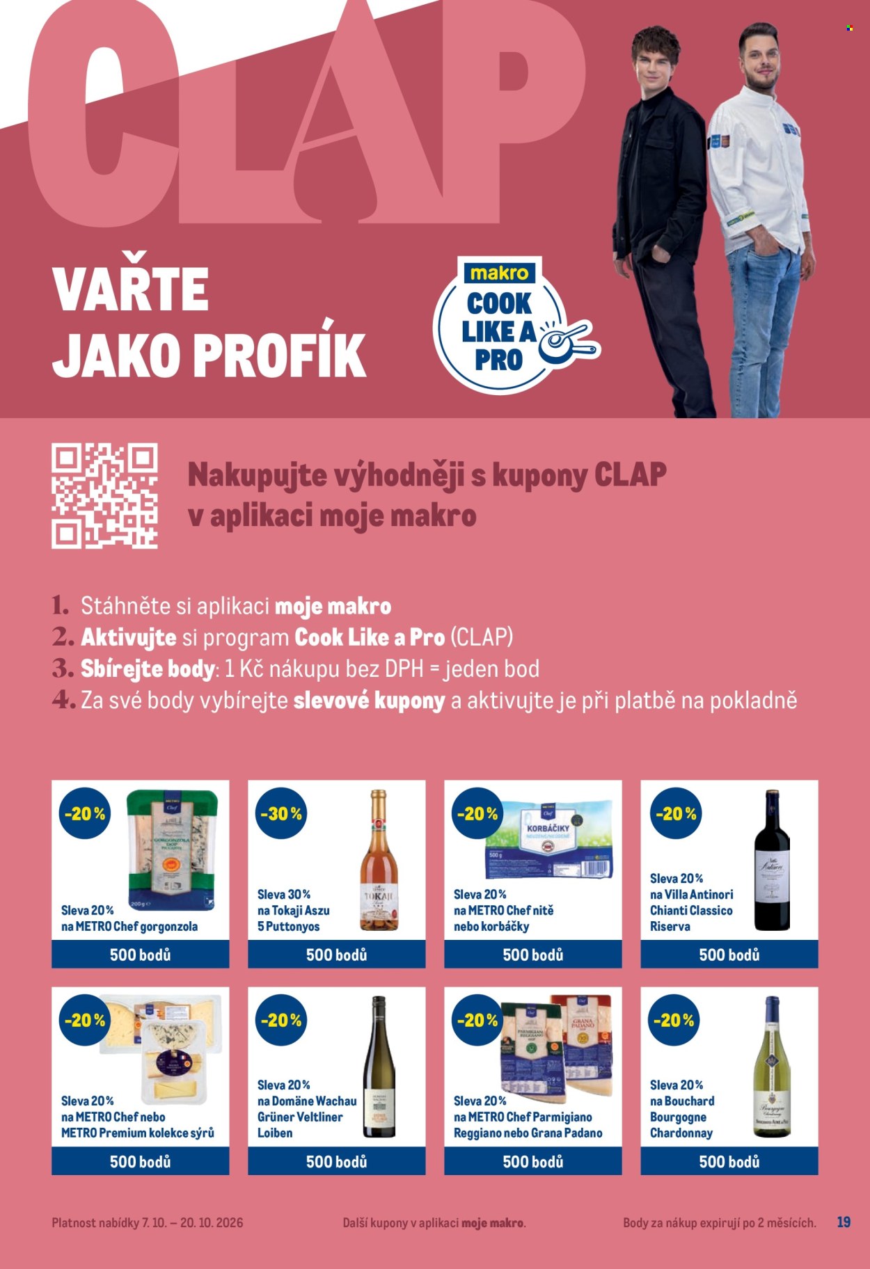 Leták MAKRO - 7. 10. 2026 - 20. 10. 2026. Strana 19