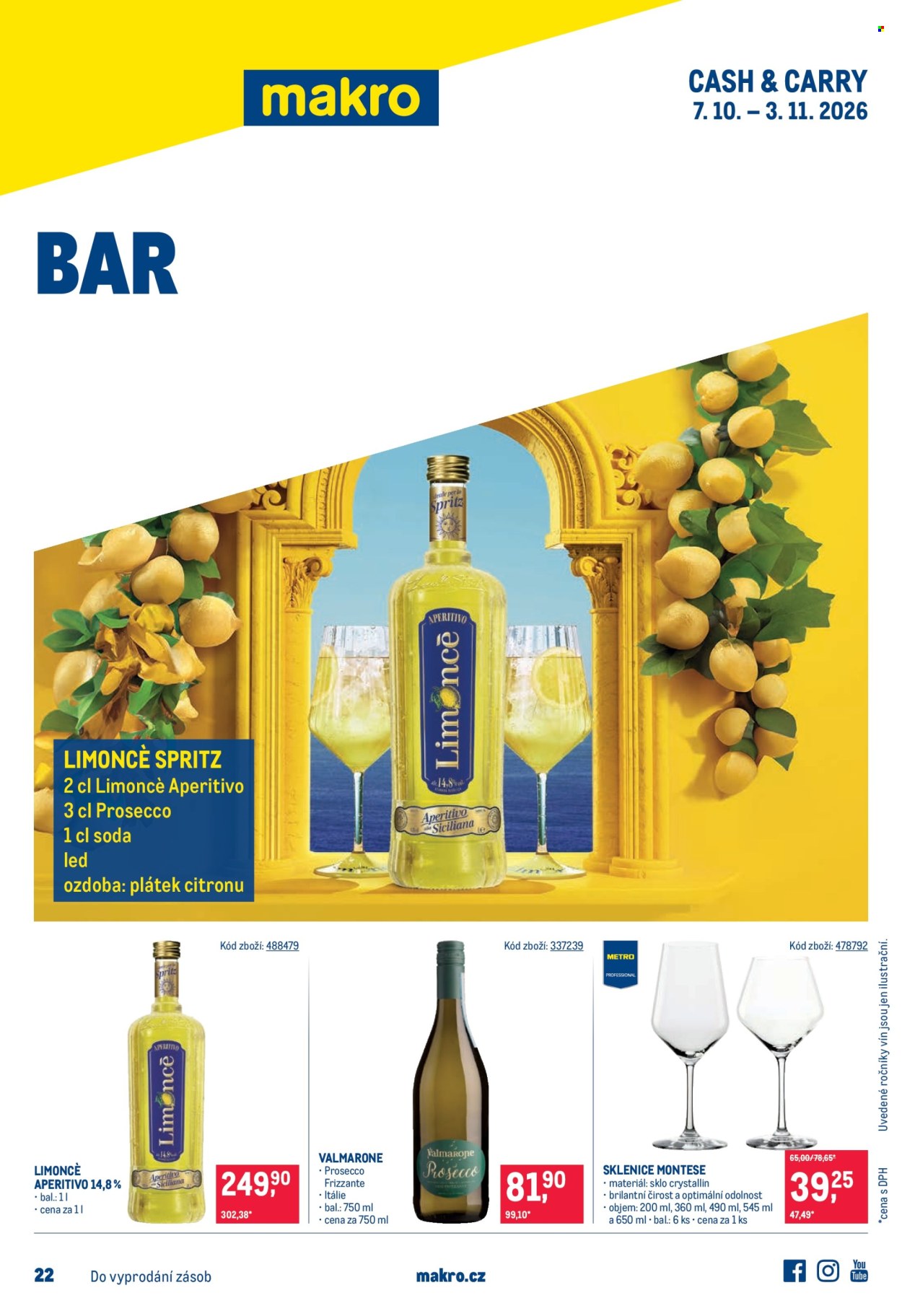 Leták MAKRO - 7. 10. 2026 - 3. 11. 2026. Strana 1