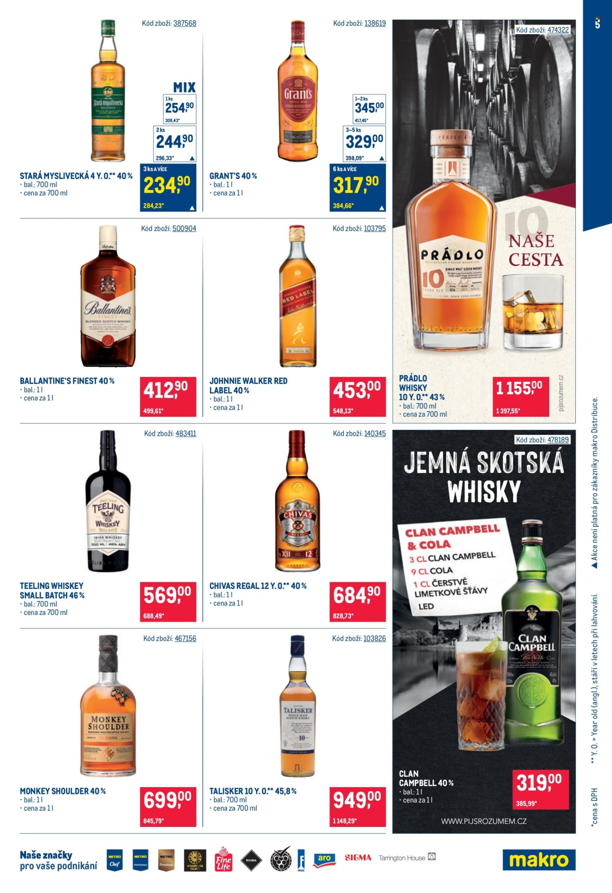 Leták MAKRO - 7. 10. 2026 - 3. 11. 2026. Strana 5