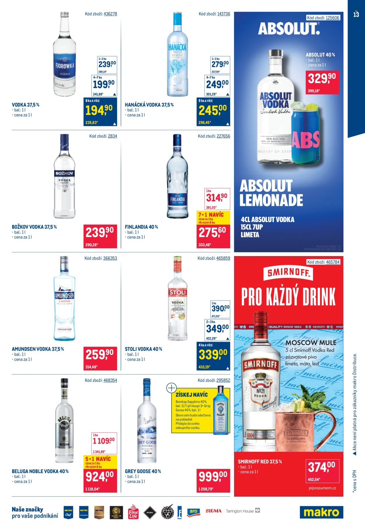 Leták MAKRO - 7. 10. 2026 - 3. 11. 2026. Strana 13