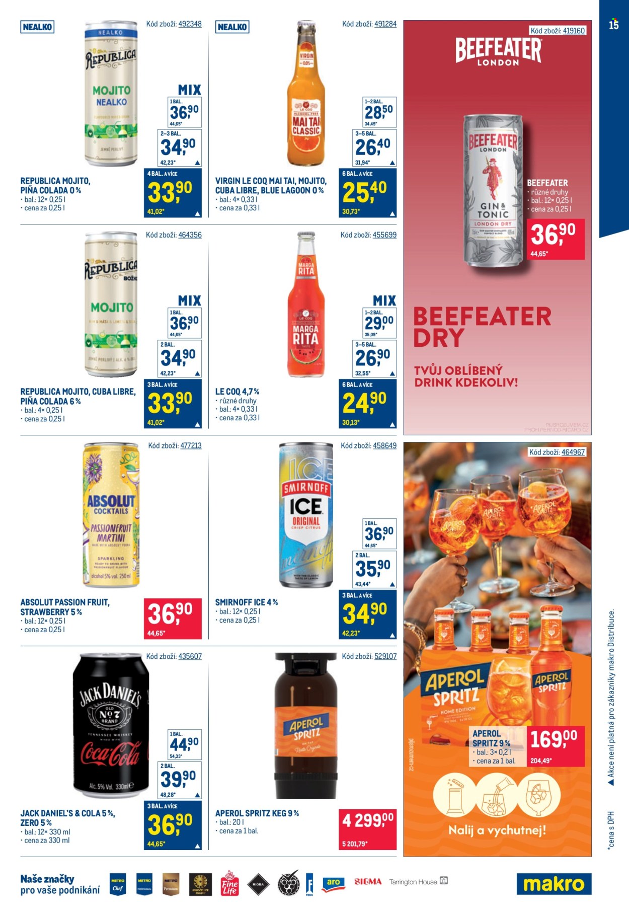 Leták MAKRO - 7. 10. 2026 - 3. 11. 2026. Strana 15