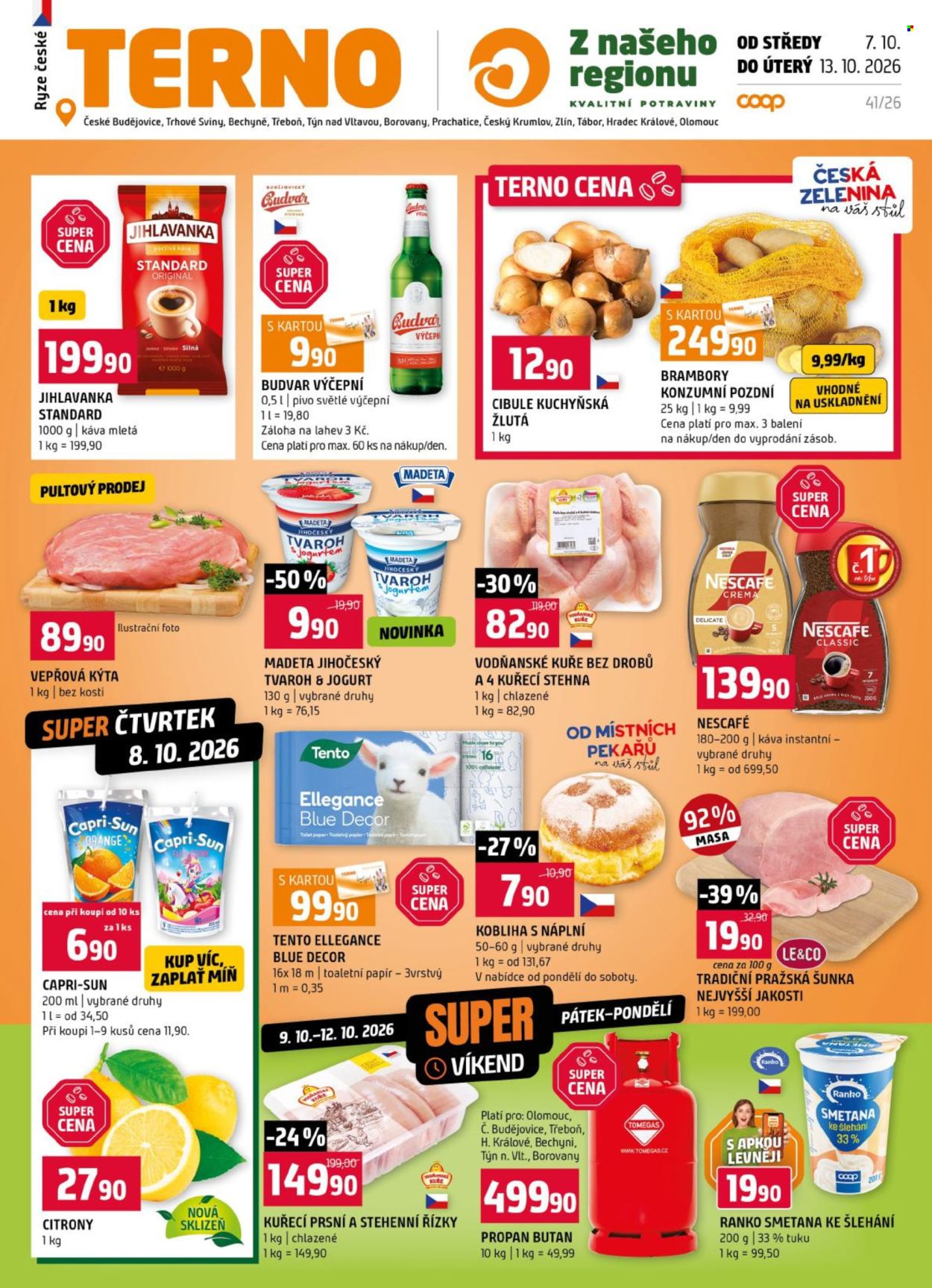 Leták coop TERNO - 7. 10. 2026 - 13. 10. 2026. Strana 1