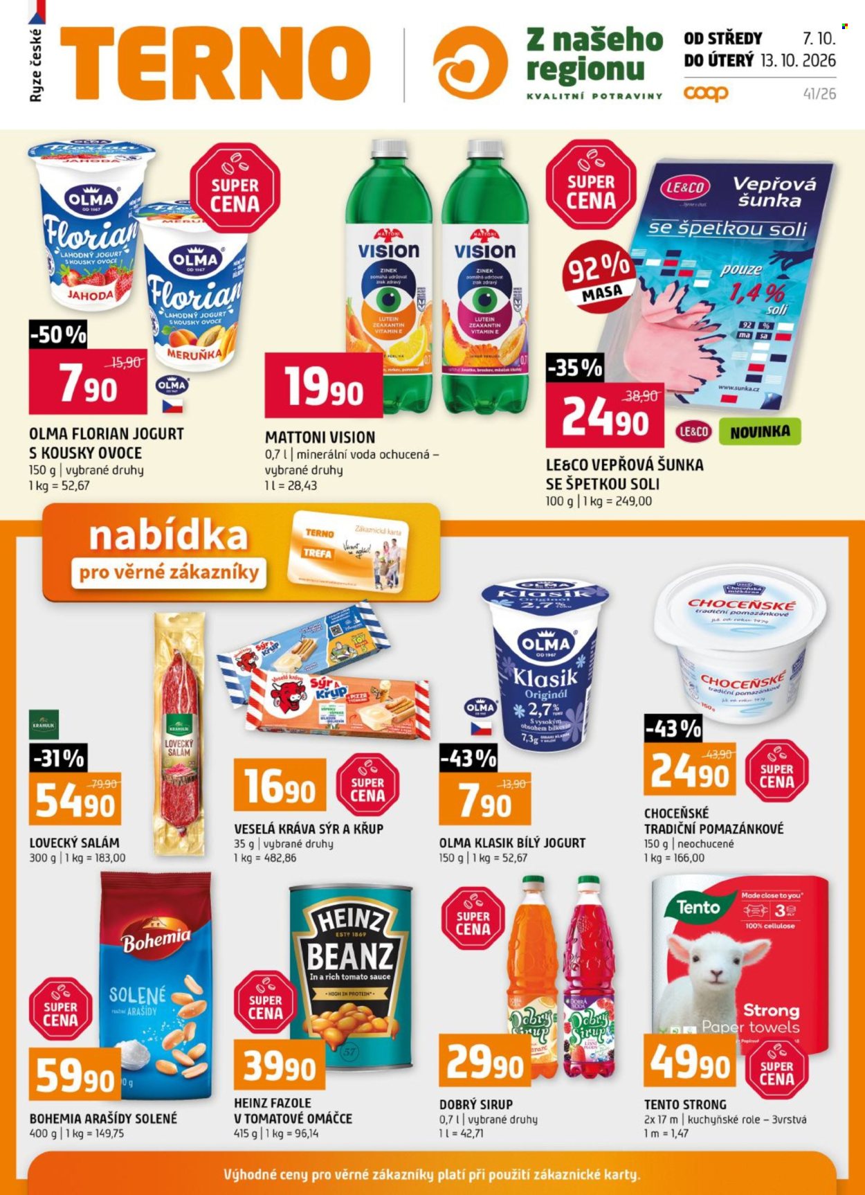 Leták coop TERNO - 7. 10. 2026 - 13. 10. 2026. Strana 24