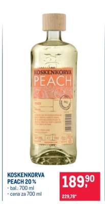 KOSKENKORVA PEACH 20 %