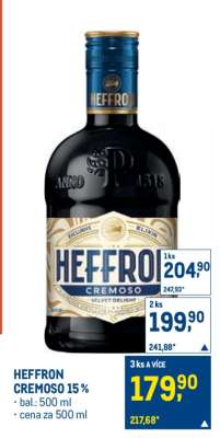 HEFFRON CREMOSO 15%