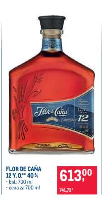 FLOR DE CANA 12 Y. O.** 40 %
