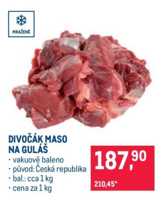 Divočák maso na guláš