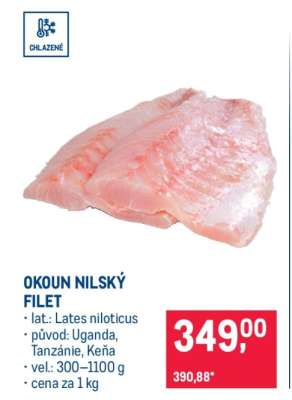 Okoun nilský filet