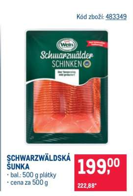 SCHWARZWALDSKÁ ŠUNKA