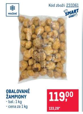 Obalované žampiony