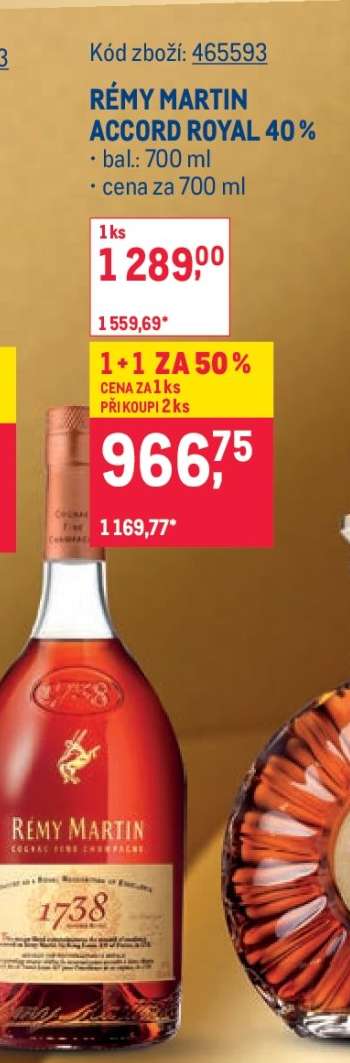 RÉMY MARTIN ACCORD ROYAL 40 %