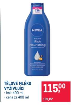 TĚLOVÉ MLÉKO VYŽIVUJÍCÍ