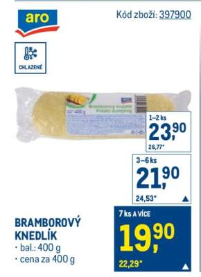 Bramborový knedlík