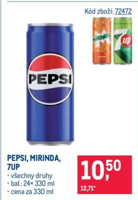Pepsi, Mirinda, 7Up