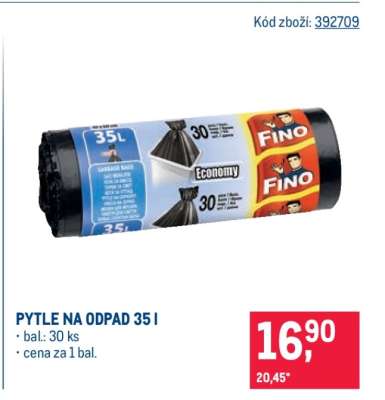PYTLE NA ODPAD 35 l