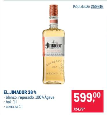 El Jimador 38 %