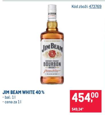 Jim Beam White 40%