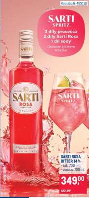 SARTI ROSA BITTER 14 %