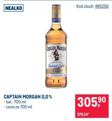 CAPTAIN MORGAN 0,0 %