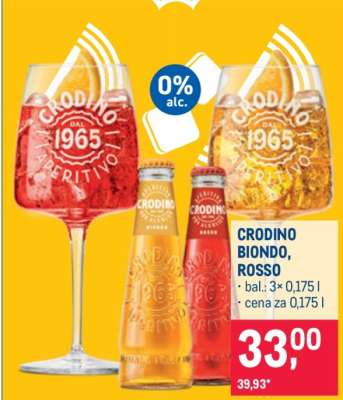 CRODINO BIONDO, ROSSO