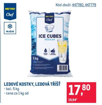 LEDOVÉ KOSTKY, LEDOVÁ TŘÍŠŤ