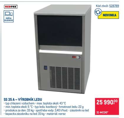 SS 35 A – VÝROBNÍK LEDU