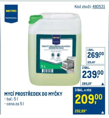 MYCÍ PROSTŘEDEK DO MYČKY
