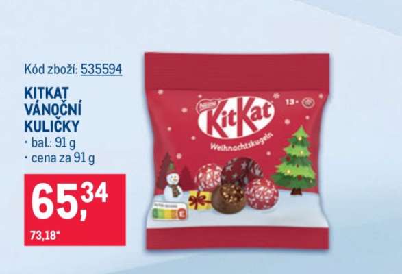 KitKat Vánoční kuličky
