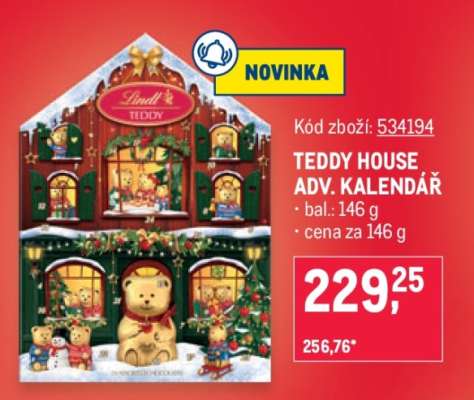 TEDDY HOUSE ADV. KALENDÁŘ