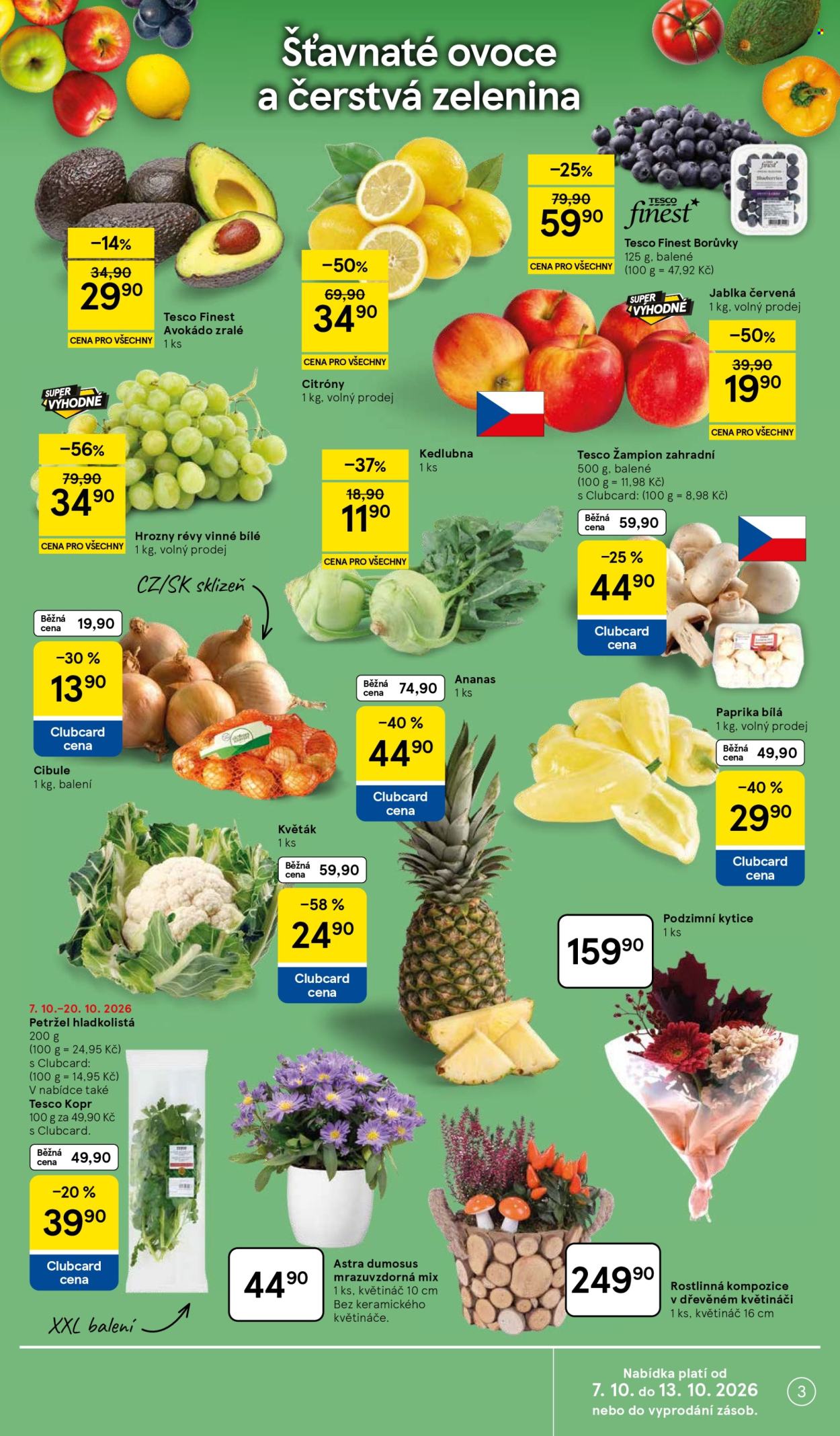 Leták TESCO - 7. 10. 2026 - 13. 10. 2026. Strana 3