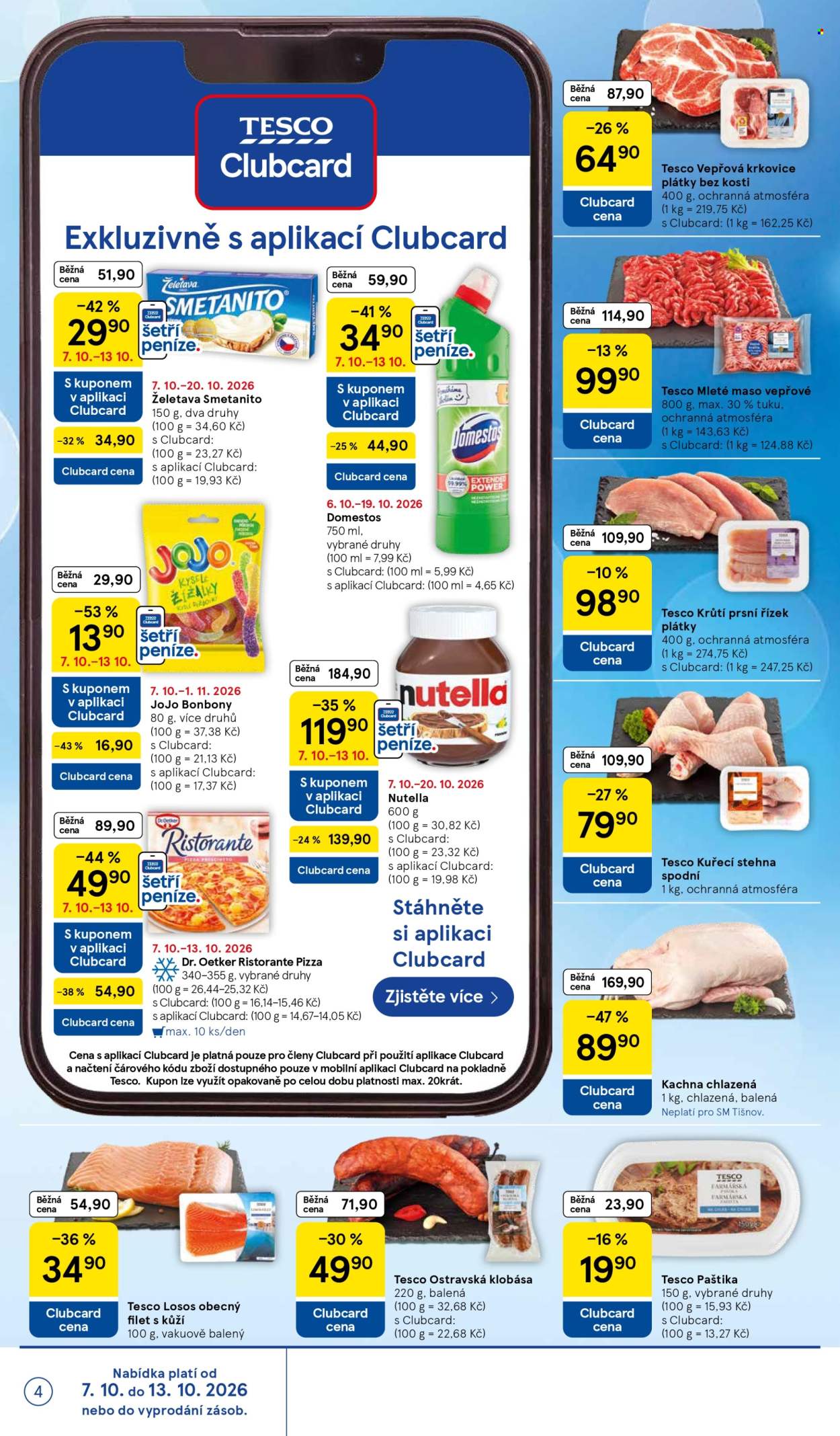 Leták TESCO supermarket - 7. 10. 2026 - 13. 10. 2026. Strana 4