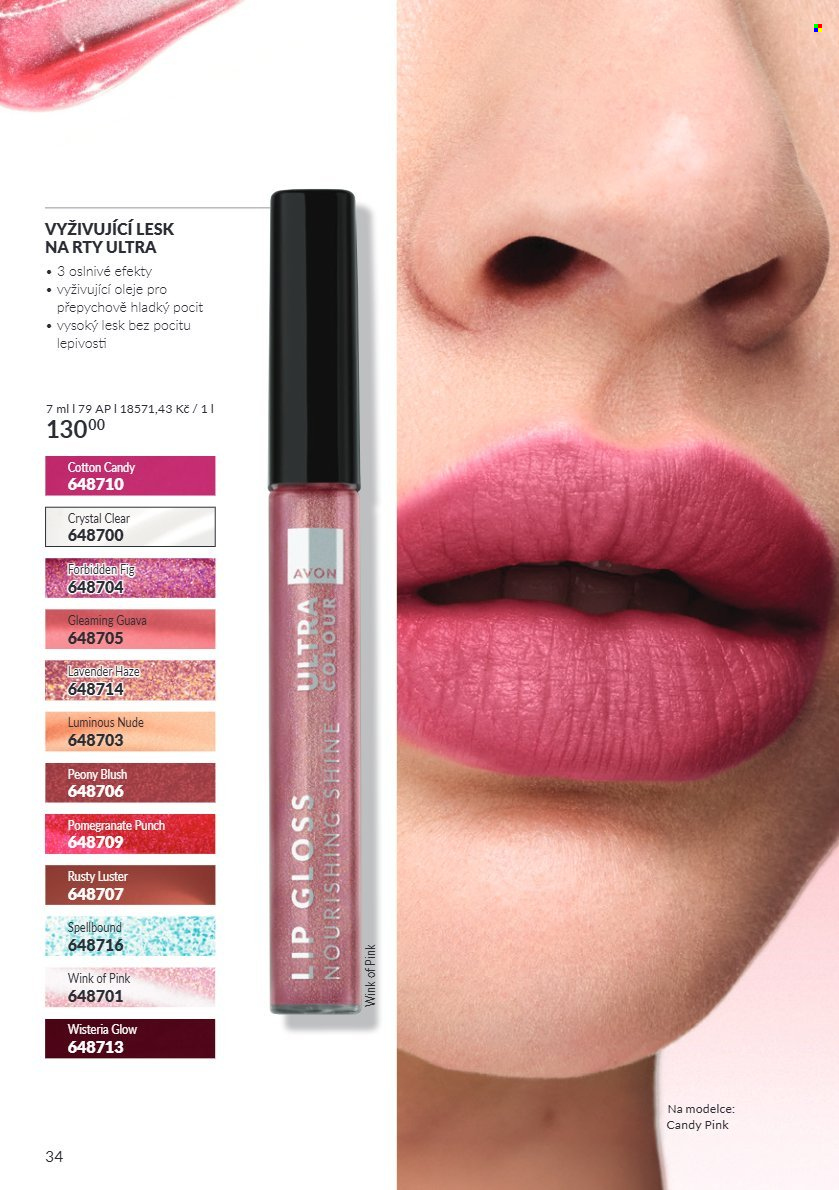 Leták AVON - 1. 10. 2026 - 31. 10. 2026. Strana 34
