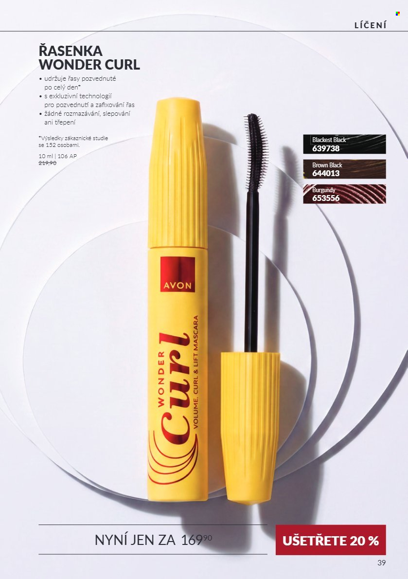 Leták AVON - 1. 10. 2026 - 31. 10. 2026. Strana 39