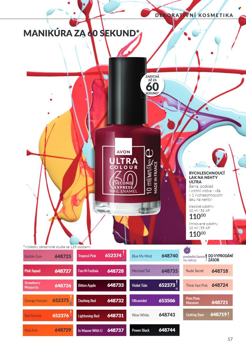 Leták AVON - 1. 10. 2026 - 31. 10. 2026. Strana 57