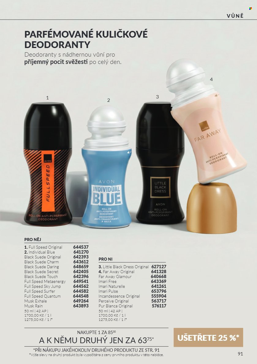 Leták AVON - 1. 10. 2026 - 31. 10. 2026. Strana 91