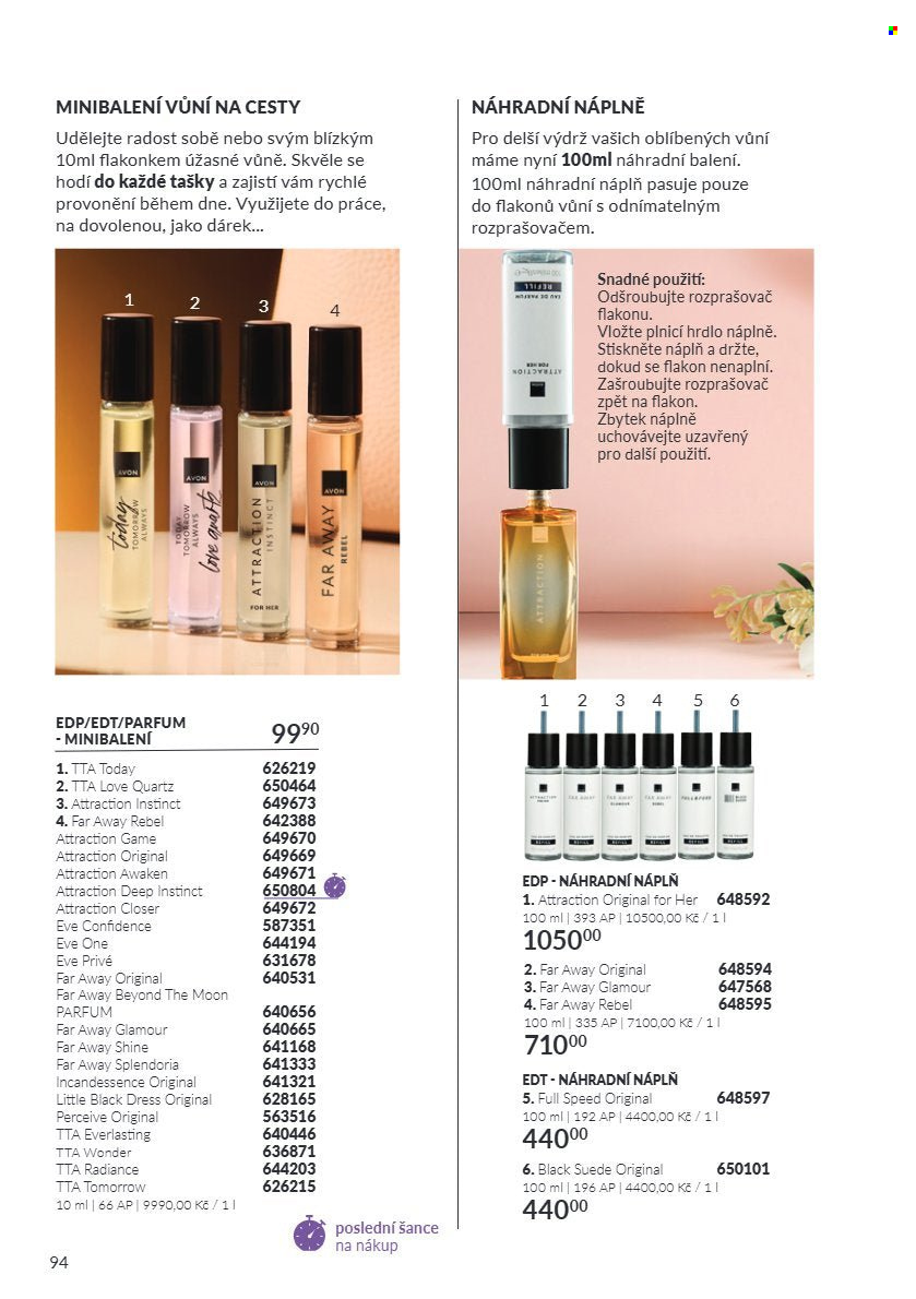 Leták AVON - 1. 10. 2026 - 31. 10. 2026. Strana 94